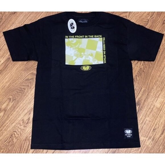 NWT RARE Wu Wear Wu Tang Black Killa Bees On Attack Shirt Small - Picture 1 of 5